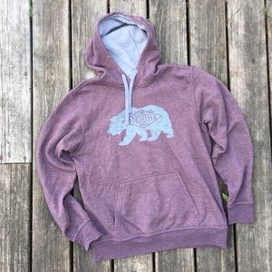Maroon North Face Sweatshirt